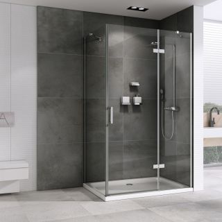 Душевой уголок ABBER Zart 100x90см хром AG08100-S91